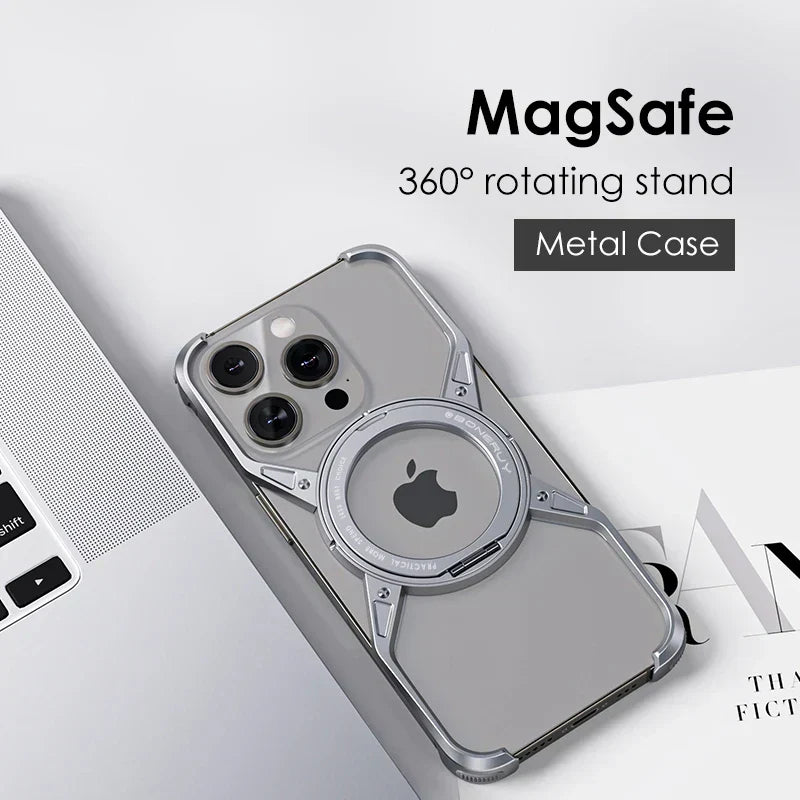 Aluminum Rimless Cover For iPhone 16 Pro