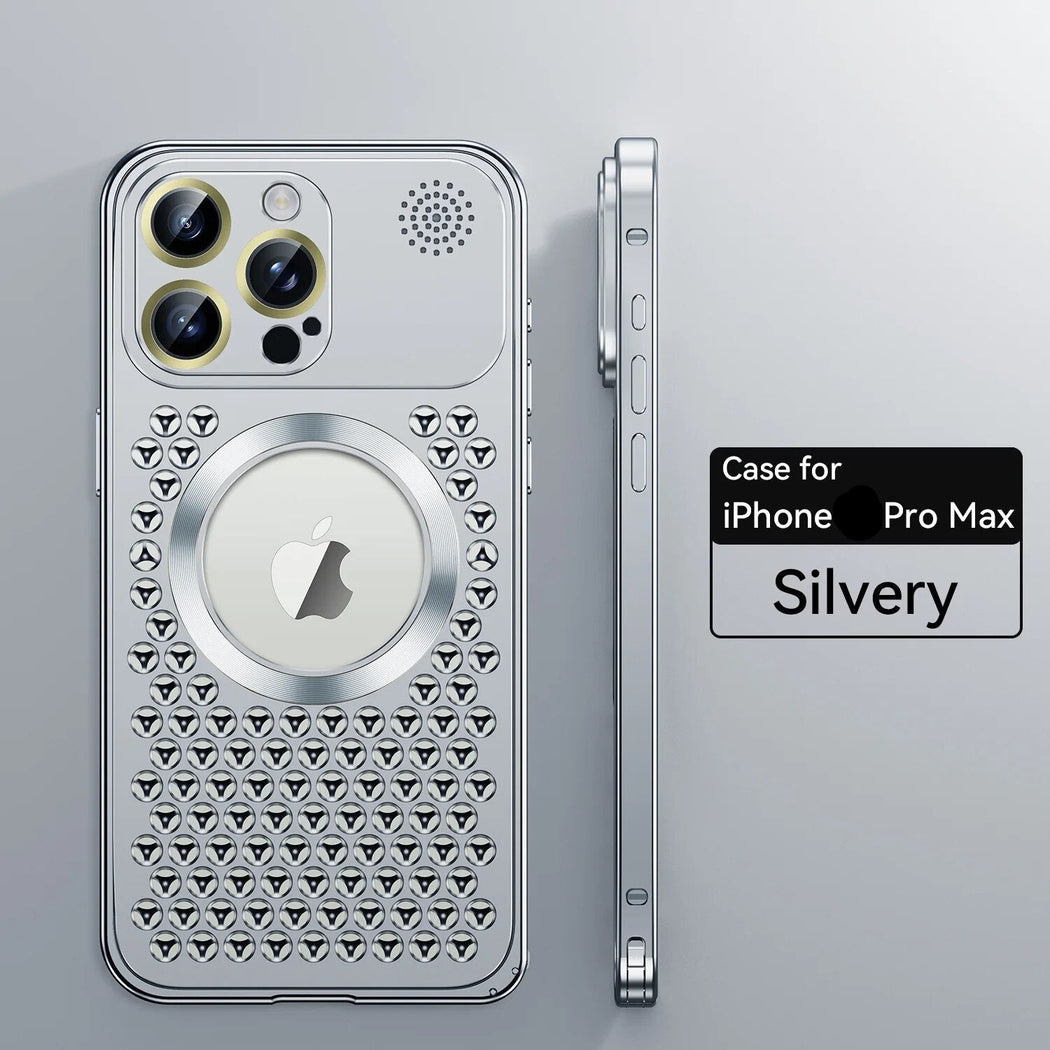 Mesh Metal Magsafe Bumper Case For iPhone 15 Series