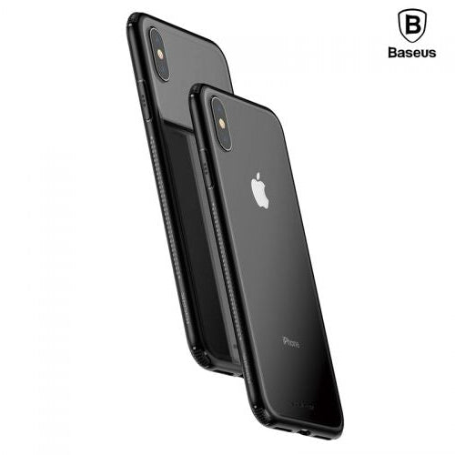 Baseus see Through Glass Protective Case For iPhone X/XS