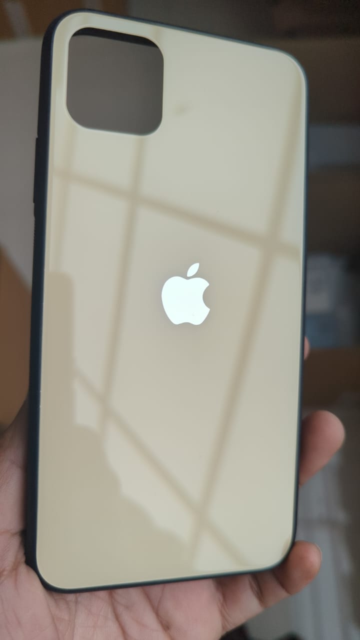 Special Edition Glossy Glass Silicone Soft Edge Case For iPhone 11 Pro Max