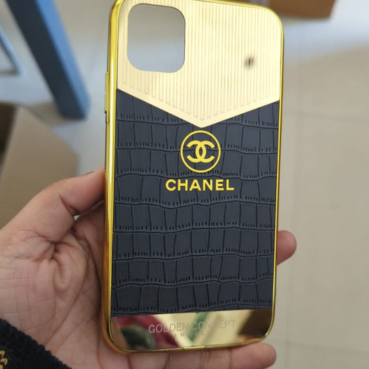 Premium Golden Luxury Back Case For iPhone 11