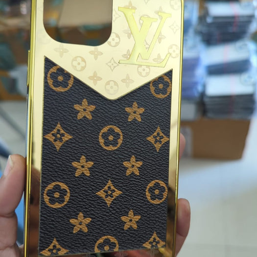 Premium Golden Luxury Back Case For iPhone 12 Pro