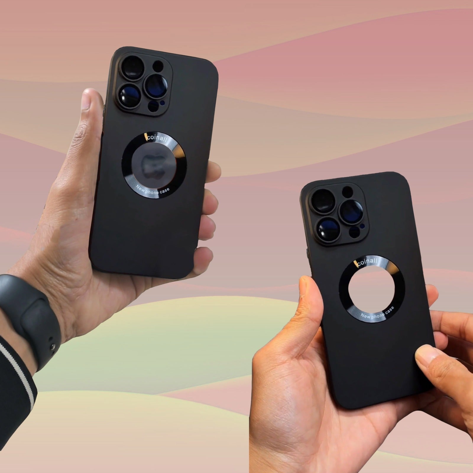 Luxury Matte Polycarbonate Logo Visiblility Case For iPhone 14 Pro Max