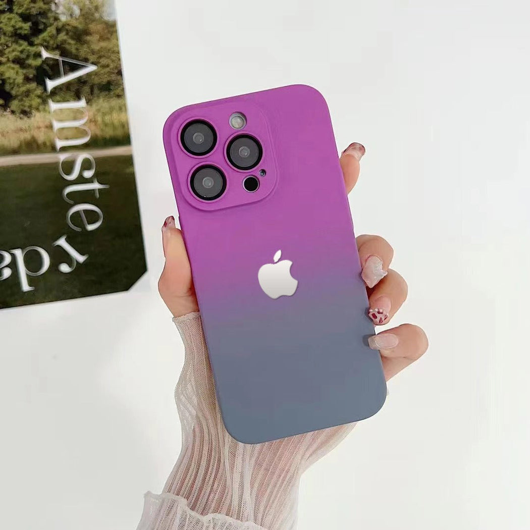 Premium Matte Polycarbonate Multicolour Case With Logo For iPhone 13 Series