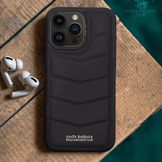 Santa Barbara Classic Clyde Series Genuine Leather Case For iPhone 15 Pro