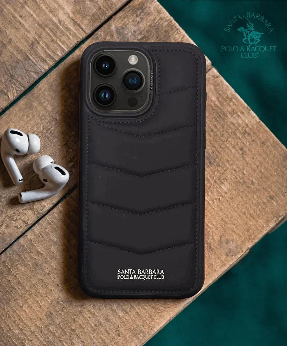 Santa Barbara Classic Clyde Series Genuine Leather Case For iPhone 15 Pro