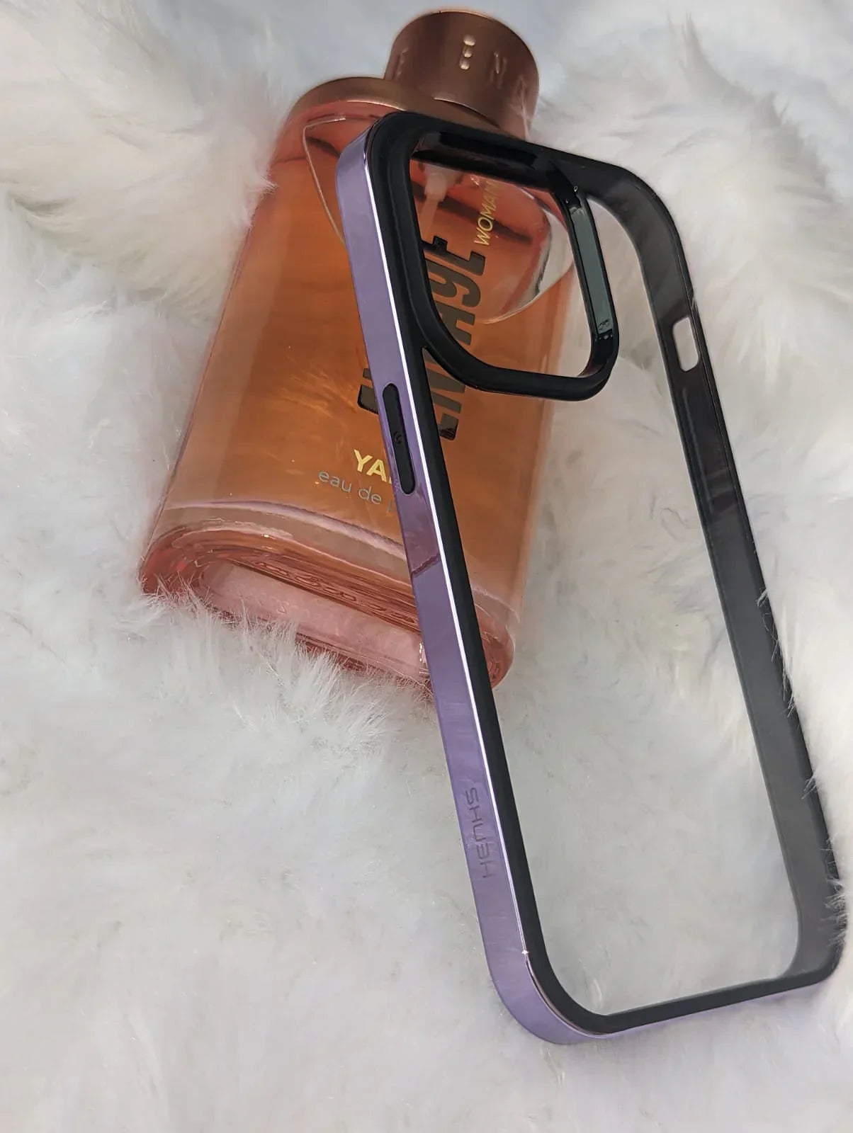 Luxury Transparent Electroplated Square Clear Back Bumper Case For iPhone 13