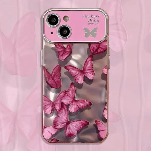 3D Effect Butterflies Back Case For Apple iPhone 15 Pro Max