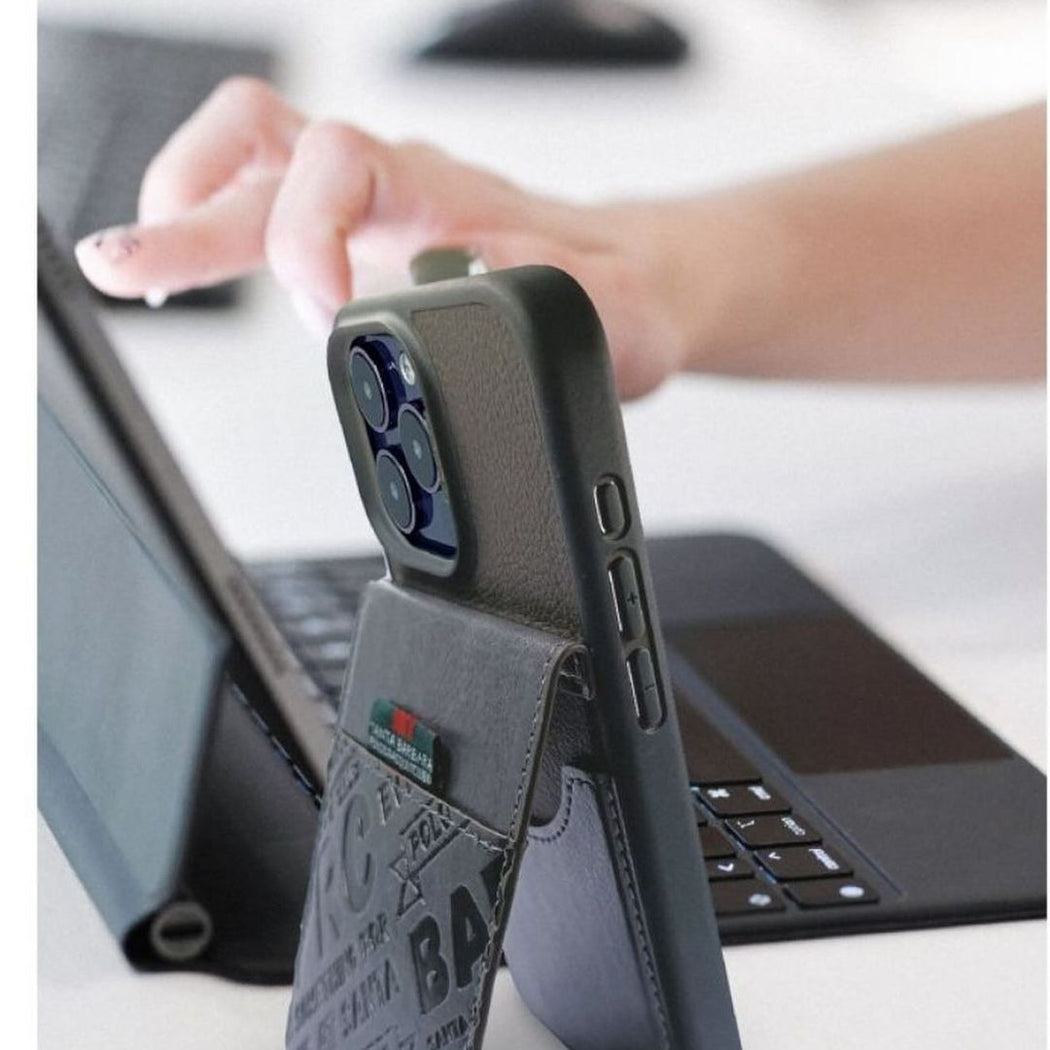 Santa Barbara Classic Hulda Series Genuine Leather Case For iPhone 15 Pro