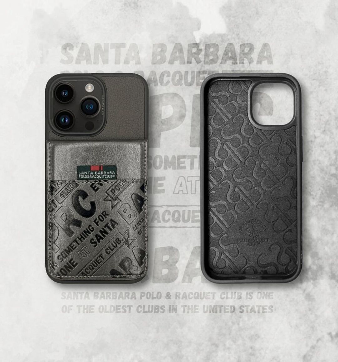 Santa Barbara Classic Hulda Series Genuine Leather Case For iPhone 15 Pro Max