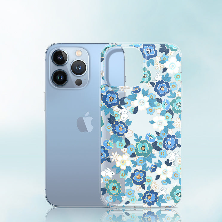 Kingxbar Brilliant Series Pc Flower Tpu Case For iPhone 13 Pro - Premium Cases