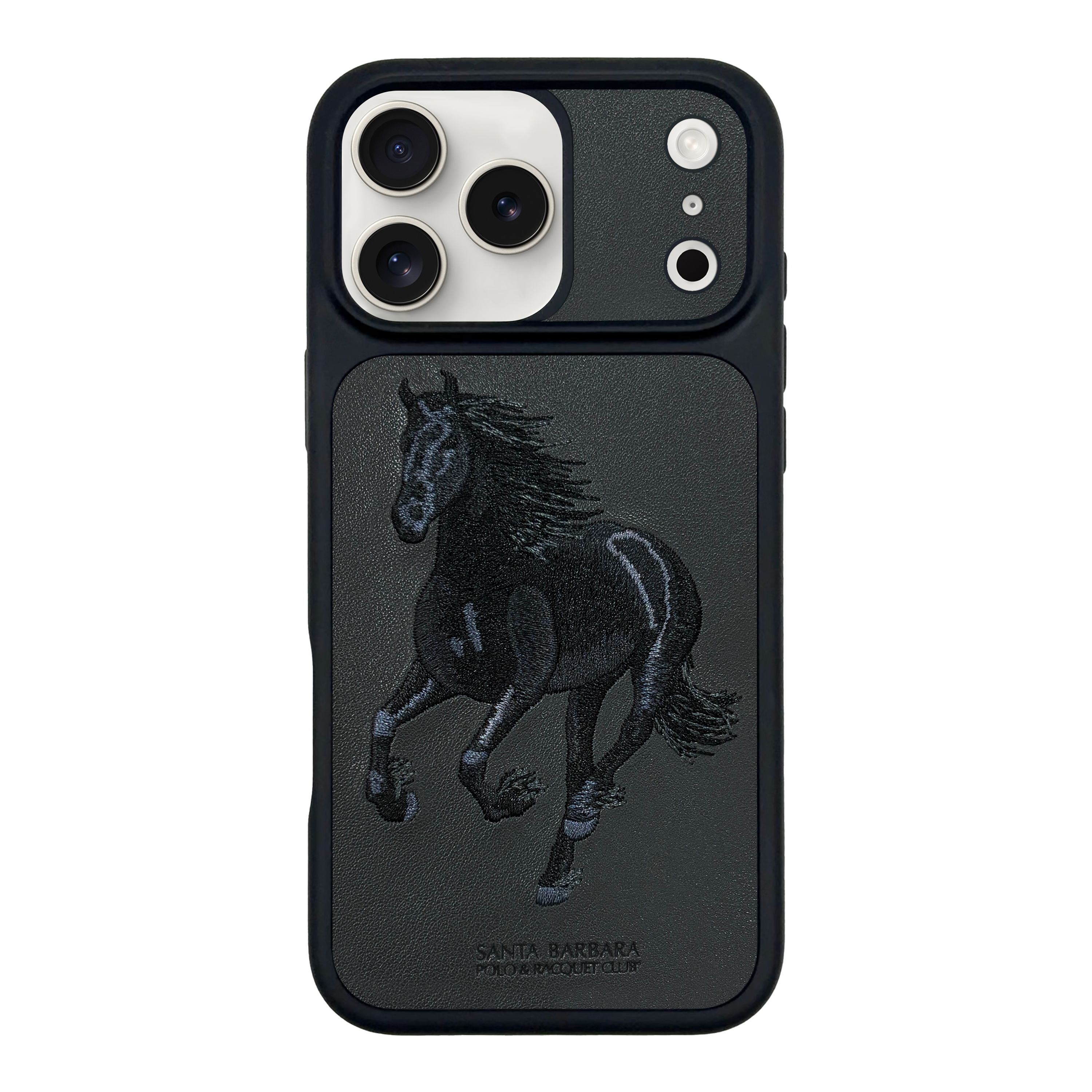 Horse Emoidery Boris Santa Barbara Case For iPhone 17 Series