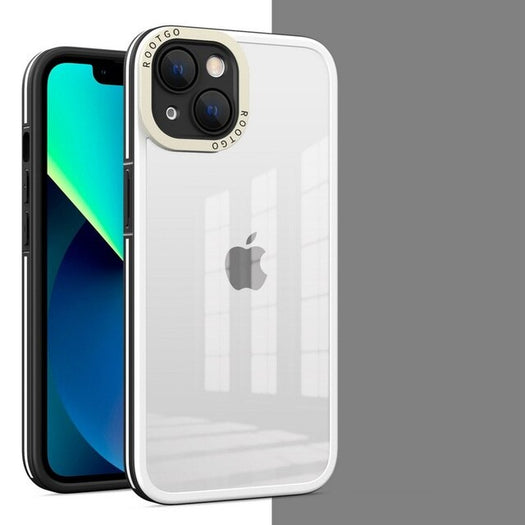 Root Transparent Polycarbonate Back Case Cover for iPhone