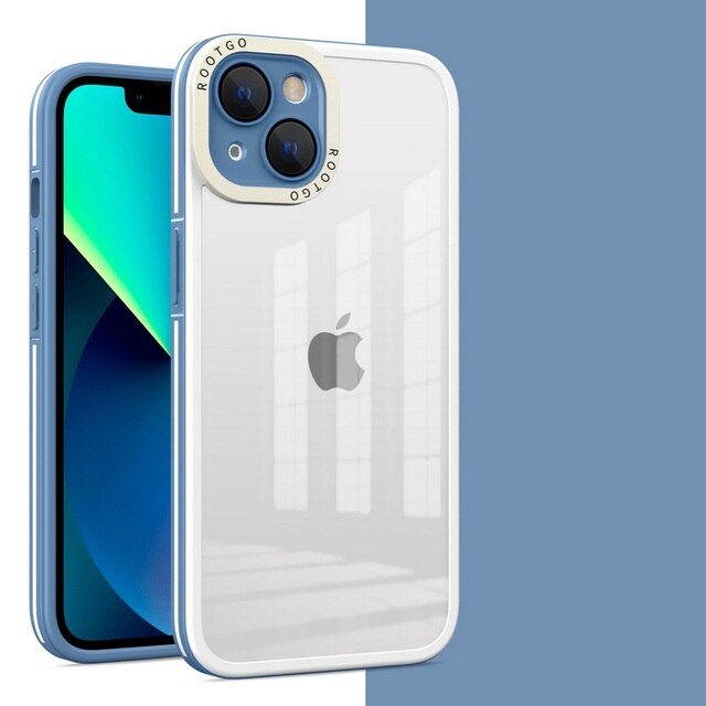 Root Transparent Polycarbonate Back Case Cover for iPhone 13