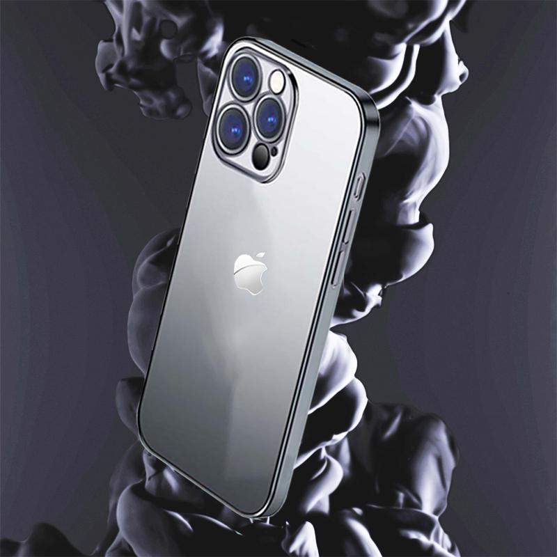 Luxury Square Silicon Premium Transparent Clear Case With Camera Protection For iPhone 11 Pro Max - planetcartonline