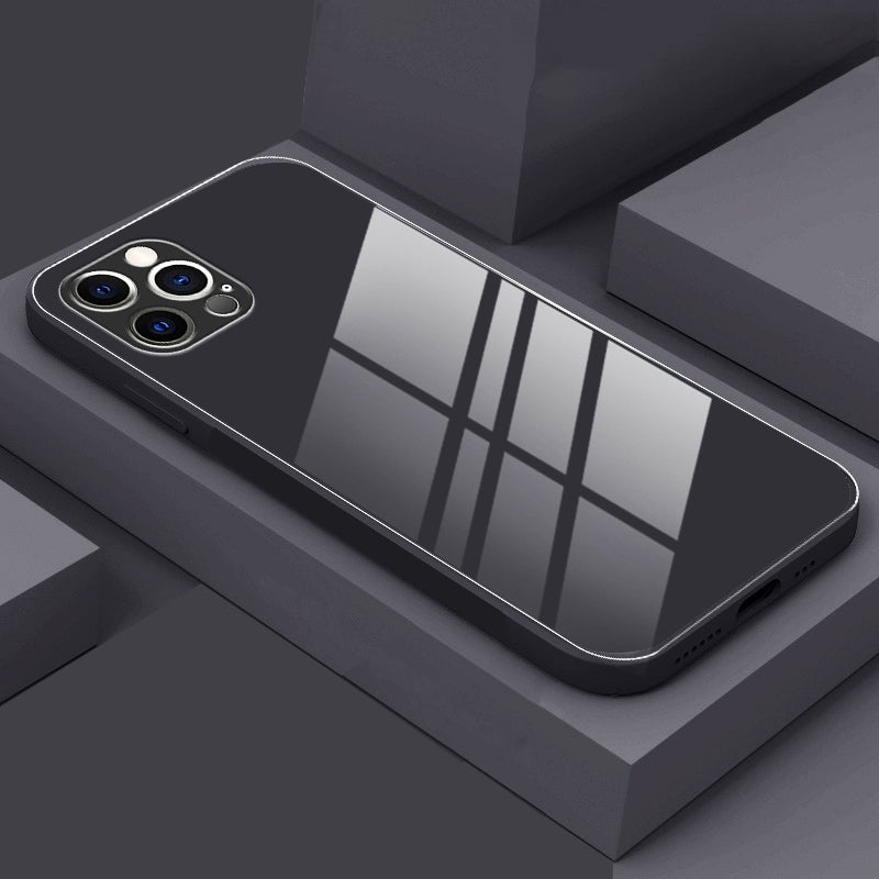 Special Edition Glossy Silicone Soft Edge Back Case with Camera Protection For iPhone 13 Series - planetcartonline