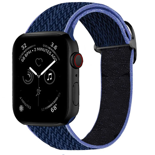 iWatch Chsay Series Genuine Santa Barbara Nylon Fiber Strap - Blue