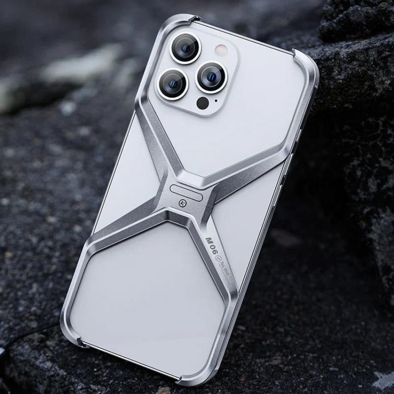 Aluminum Alloy Hollow Cover iPhone For iPhone 15 Pro Max