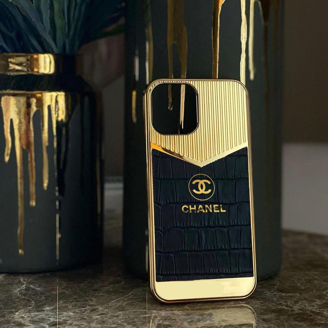 Premium Golden Luxury Back Case For Apple iPhone 13 Pro - Premium Cases