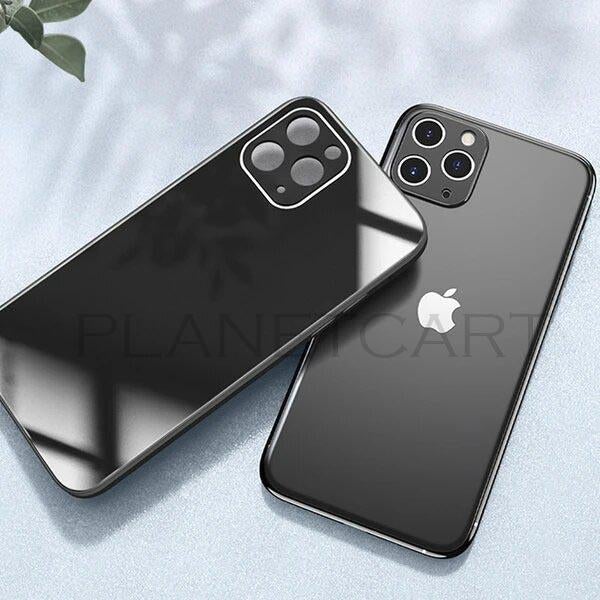 Special Edition Glossy Silicone Soft Edge Back Case with Camera Protection For iPhone 11 Pro