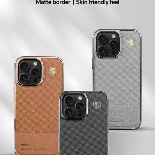 Splicing Vegan Leather Case For iPhone