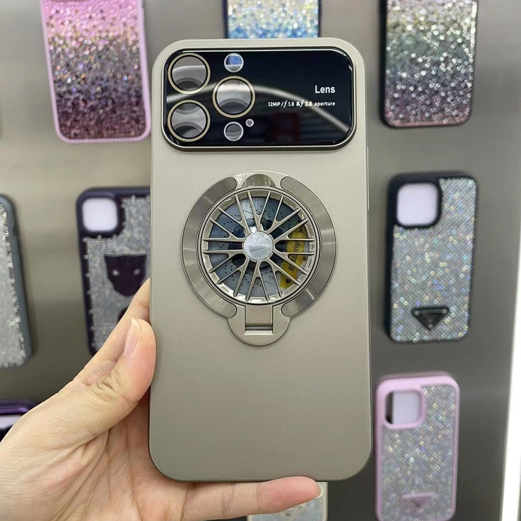 Gyro Rotating Alloy Case For iPhone 15 Series