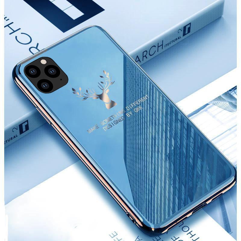 Gradient Deer Glass Back Case For iPhone 11 Pro Max - planetcartonline