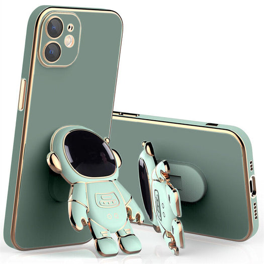 Astronaut Luxurious Gold Edge Back Case For iPhone 11 Pro