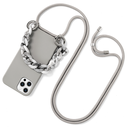 Premium Silicone Crossbody Detachable Straps Lanyard Girlish Case for Apple iPhone 11