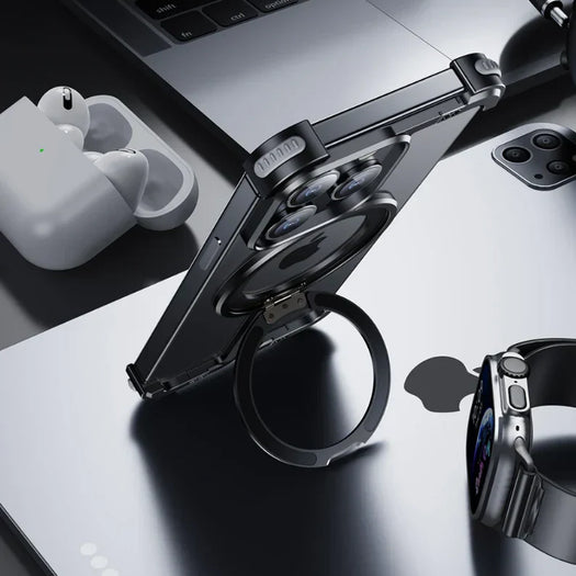 Metal Magsafe Frameless Bumper Case For iPhone 16