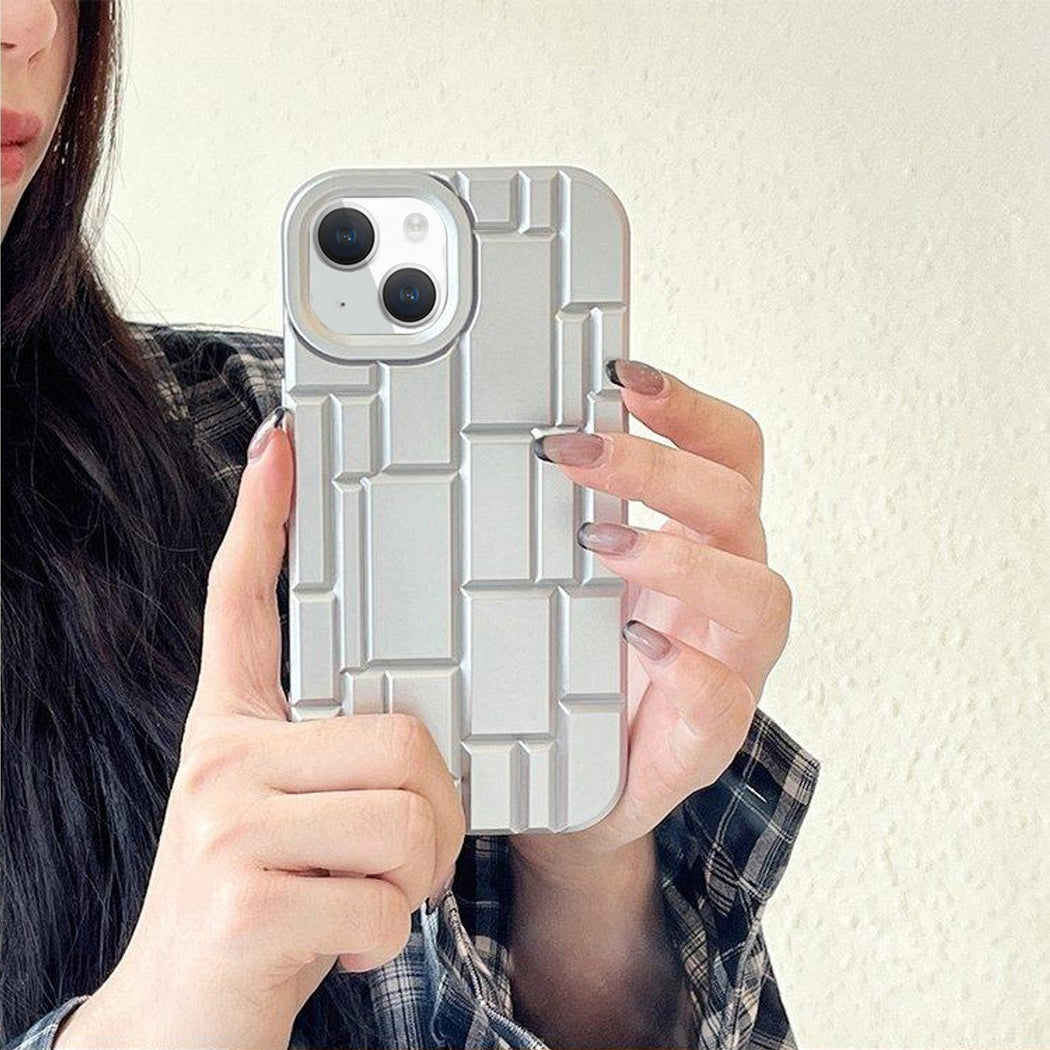 3D Silicone High Elastic Line Stripe Design Case For iPhone