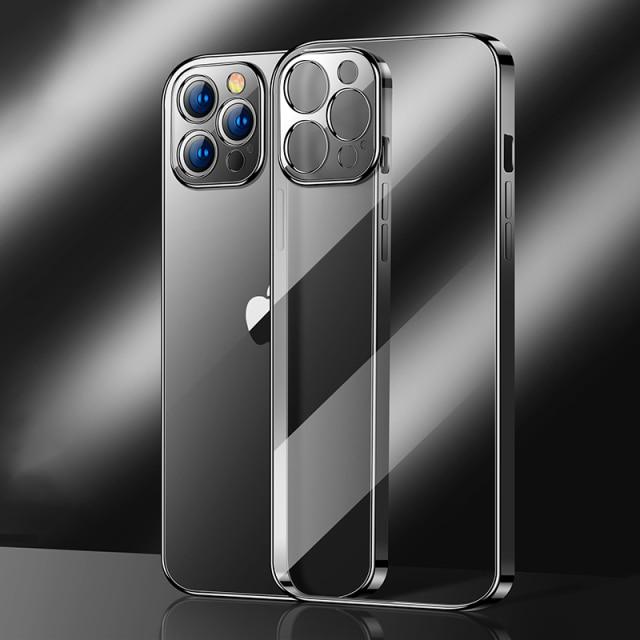 New Square Silicon Clear Case With Camera Protection For iPhone 11 Pro - planetcartonline