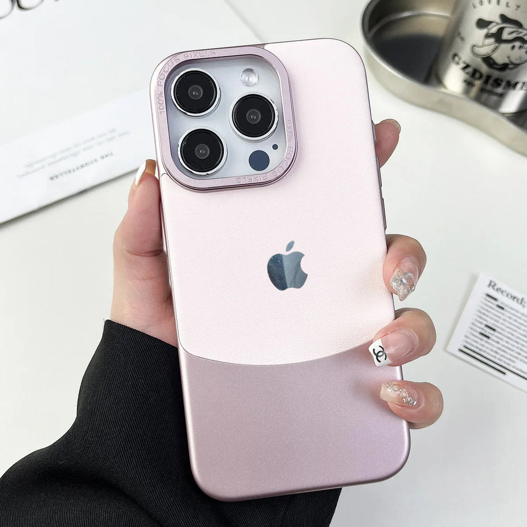 Premium Leather and Polycarbonate Case For iPhone 16 Pro