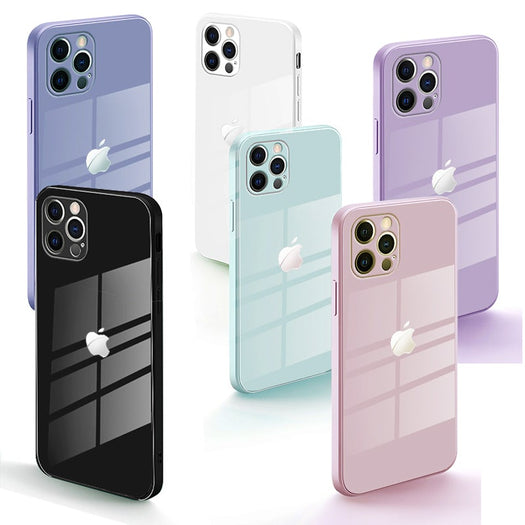 Special Edition Glossy Silicone Soft Edge Back Case with Camera Protection For iPhone 13 Series - planetcartonline