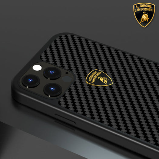 Elemento D3 Genuine Carbon Fiber Lamborghini Case for Apple iPhone 12