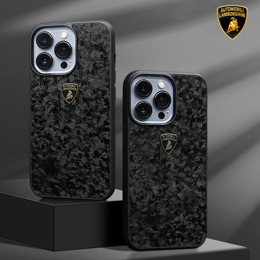 Huracan D14 Genuine Forged Carbon Fiber Lamborghini Case for Apple iPhone 14 Pro Max