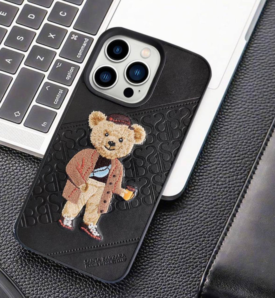 Santa Barbara Classic Crete Series Genuine Leather Case For iPhone 15 Pro Max