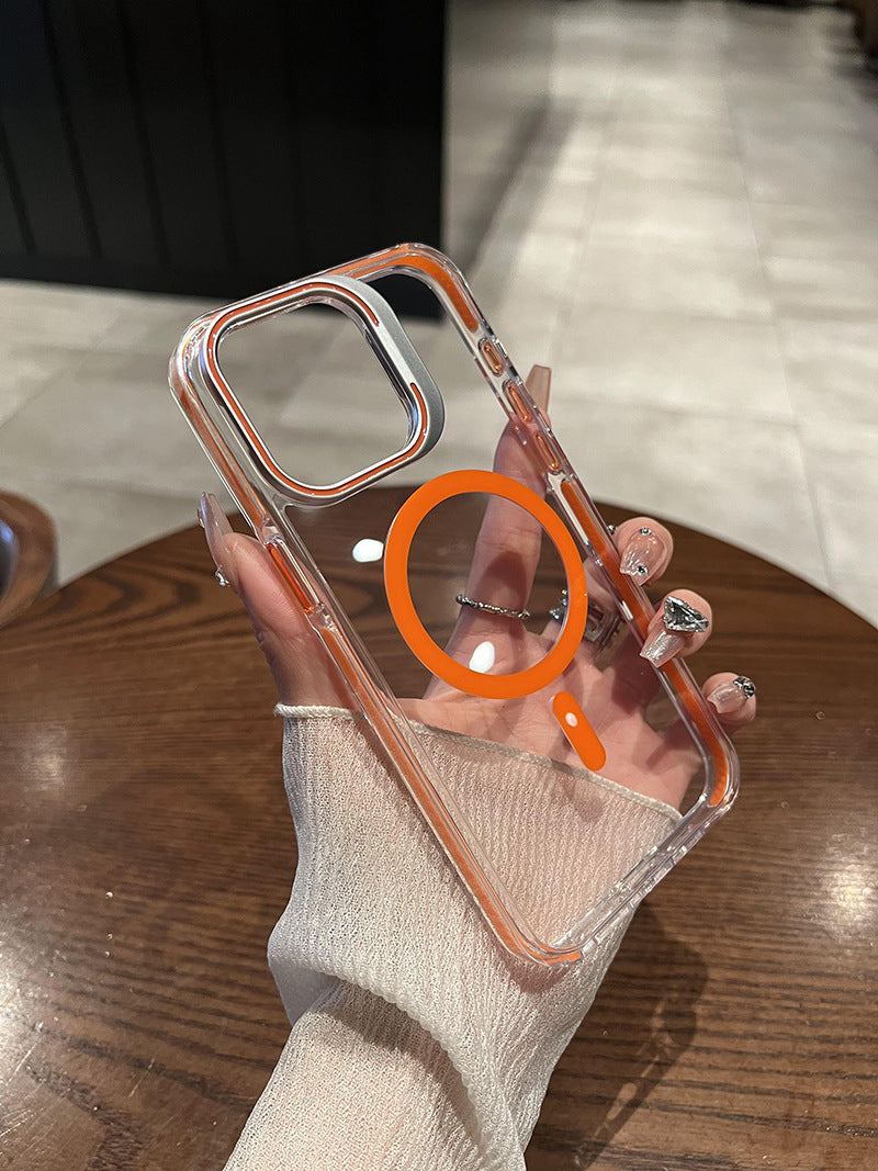 Luxury Camera Stand MagSafe Case For iPhone