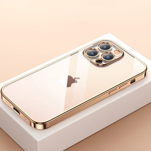 The Luxury Square Silicon Clear Case With Camera Protection For iPhone 11 Pro Max