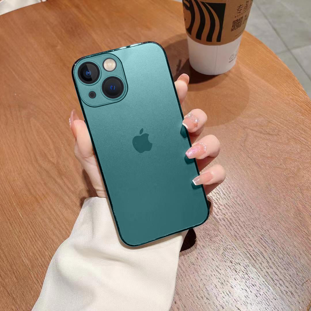 Orignal Glossy Premium Glass Back Case For iPhone 13