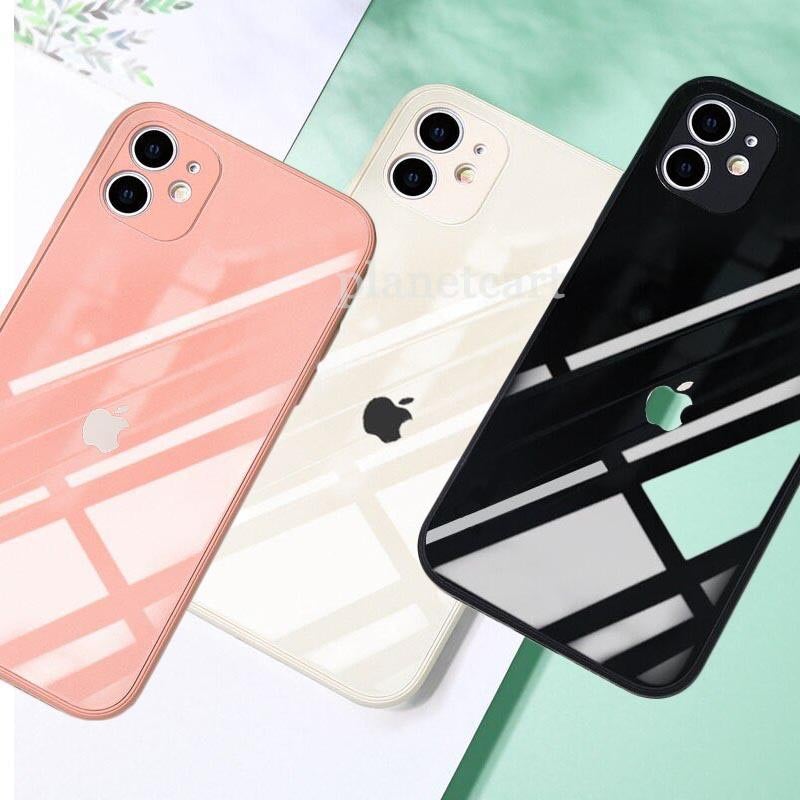 Special Edition Glossy Silicone Soft Edge Back Case with Camera Protection For iPhone 11