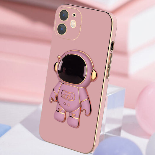 Astronaut Luxurious Gold Edge Back Case For iPhone 11 Pro
