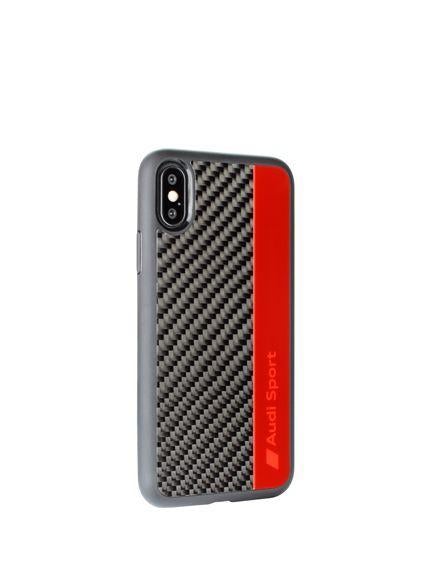 Audi Q8 D1 Genuine Carbon Fiber R8 D1 Limited Edition Case For iPhone X/XS - Planetcart