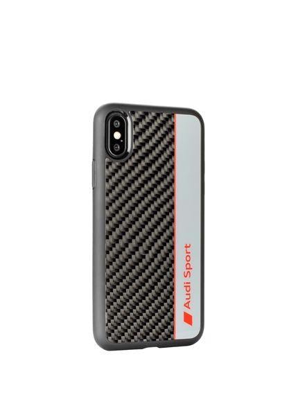 Audi Q8 D1 Genuine Carbon Fiber R8 D1 Limited Edition Case For iPhone X/XS - Planetcart