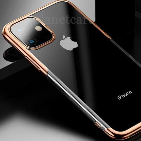 Baseus Ultra-Thin Transparent Sparkling Edge Case For iPhone 11