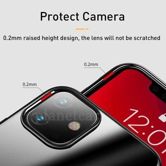 Baseus Ultra-Thin Transparent Sparkling Edge Case For iPhone 11 Pro Max