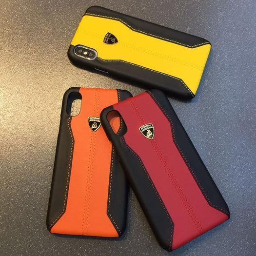 Lamborghini Genuine Huracan D1 Leather Crafted Limited Edition Case For iPhone X/XS - Planetcart