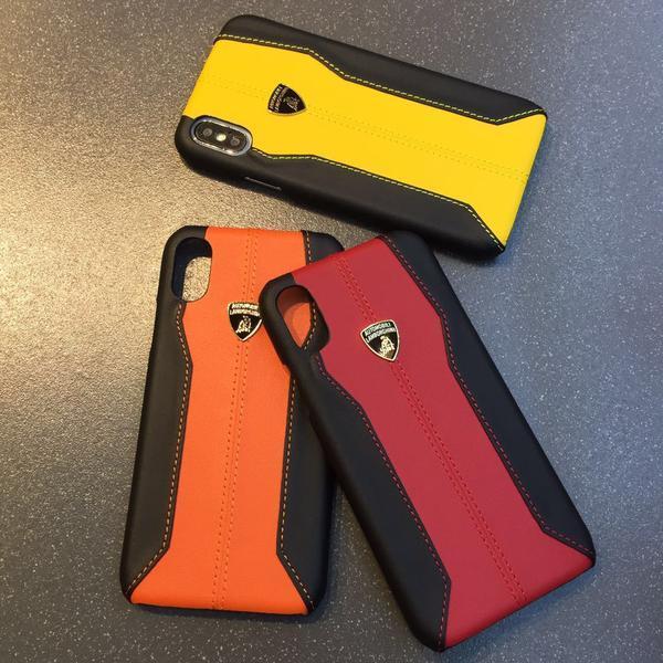 Lamborghini Genuine Huracan D1 Leather Crafted Limited Edition Case For iPhone X/XS - Planetcart