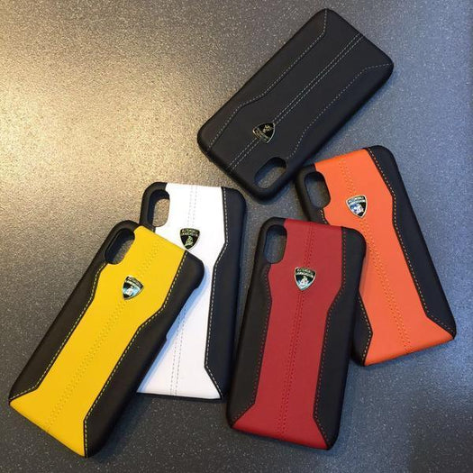 Lamborghini Genuine Huracan D1 Leather Crafted Limited Edition Case For iPhone X/XS - Planetcart