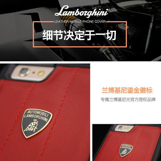 Lamborghini Genuine Huracan D6 Carbon Fiber And Leather Crafted Limited Edition Case For iPhone X/XS - Planetcart